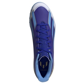 Scarpe Adidas X Crazyfast Club Messi Tf ID0726 blu 2