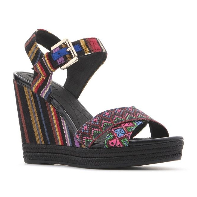 Scarpe con zeppa Geox D82P6G 000AW C0042 multicolore 2