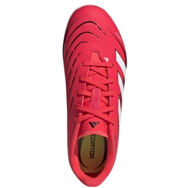 Scarpe da calcio adidas predator league fg/mg id3750 rosso 1