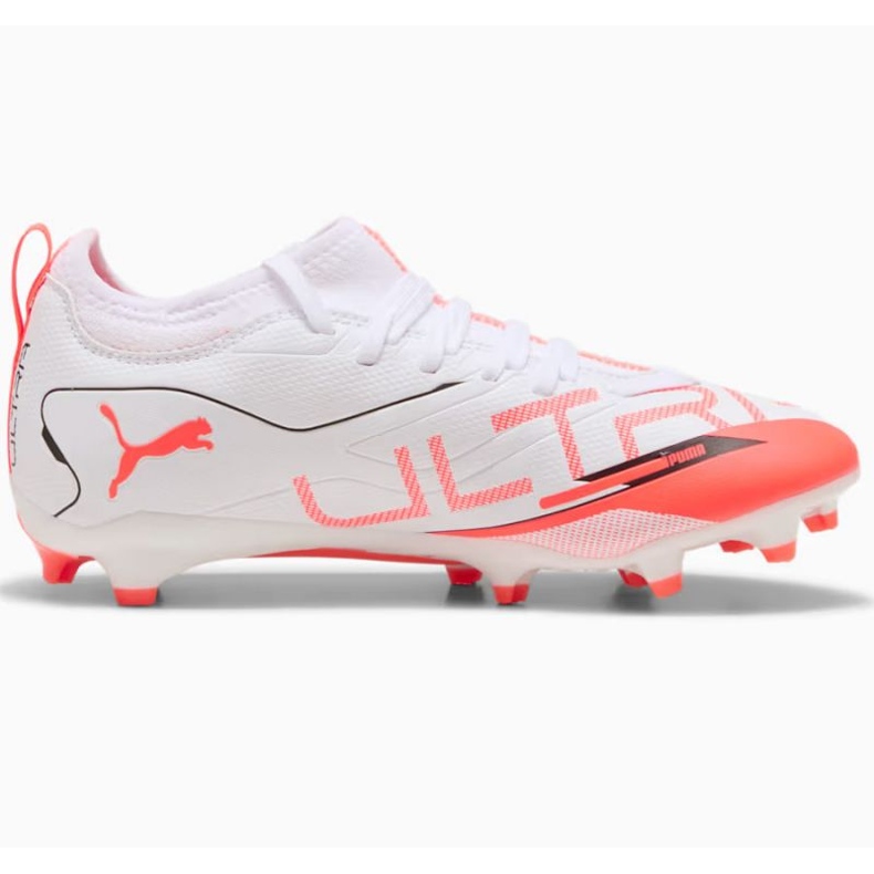 PUMA Ultra 5 Match FG/Mg 108167-01 Scarpe da calcio bianco 1