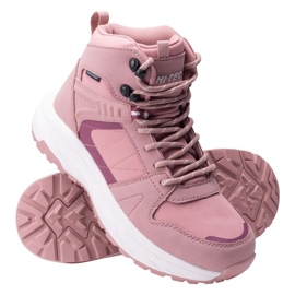 Hi-Tec Rozes Mid WP Wo's Trekking Scarpe con una membrana rosa 1
