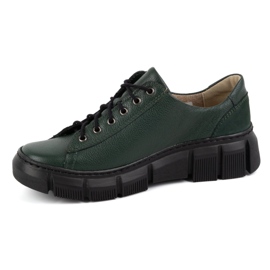 Olivier Scarpe da donna in pelle 1223 verde 1