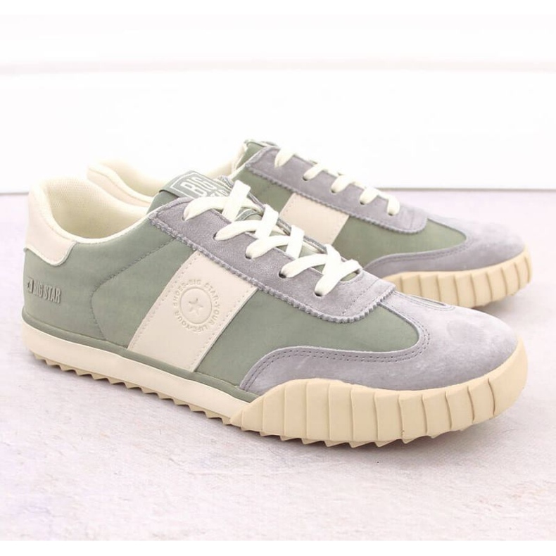 Scarpe sportive maschili Big Star NN174517 Grey-Green grigio 1