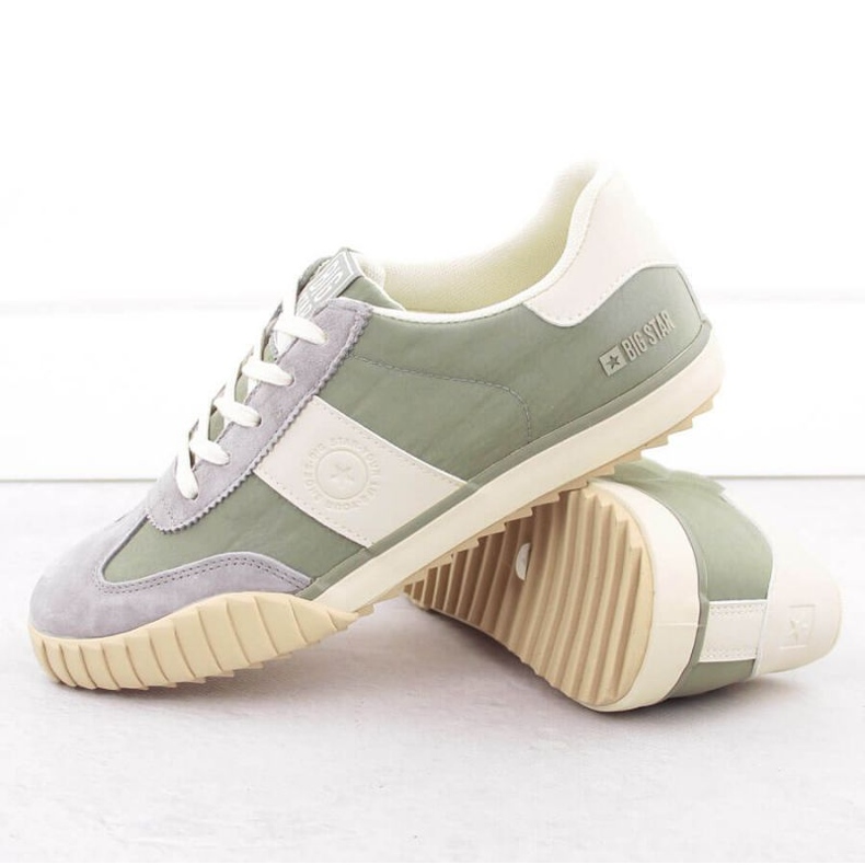 Scarpe sportive maschili Big Star NN174517 Grey-Green grigio 2