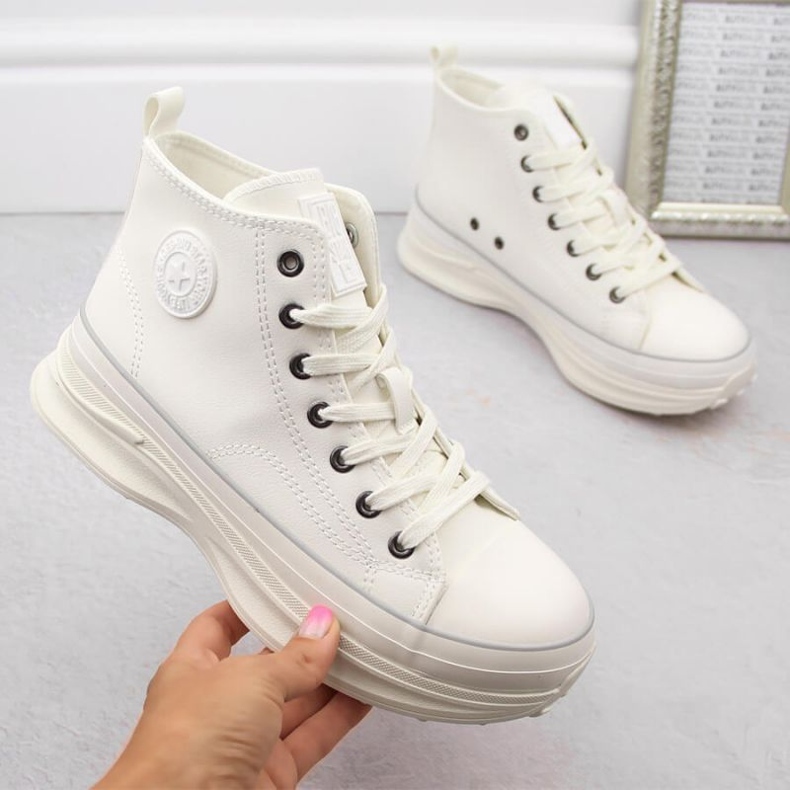 Big star oo274064 sneaker sulla piattaforma bianca 1