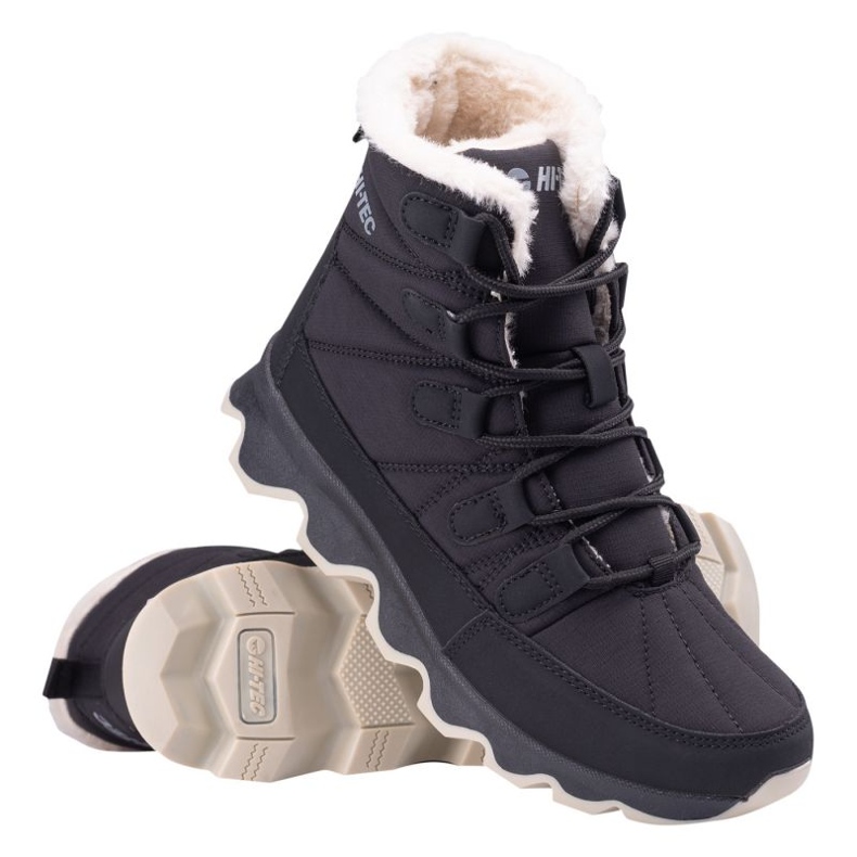 Stivali da neve hi-tec nero isolato 1