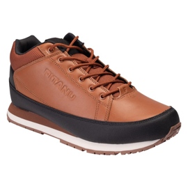 Scarpe Pharayo Fitanu realizzate in pelle naturale marrone 2