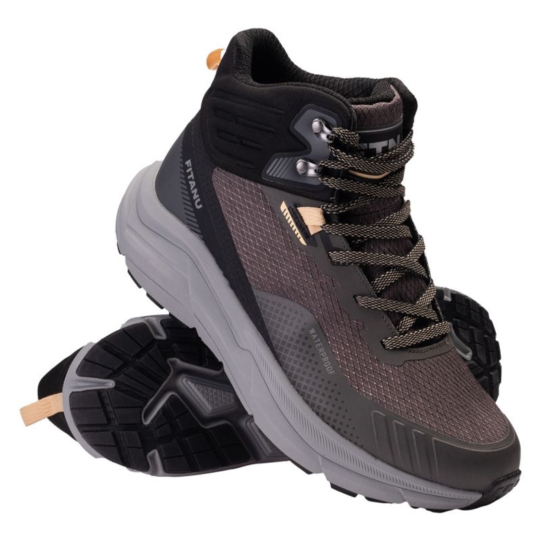 Scarpe fitanu, impermeabile marrone 1