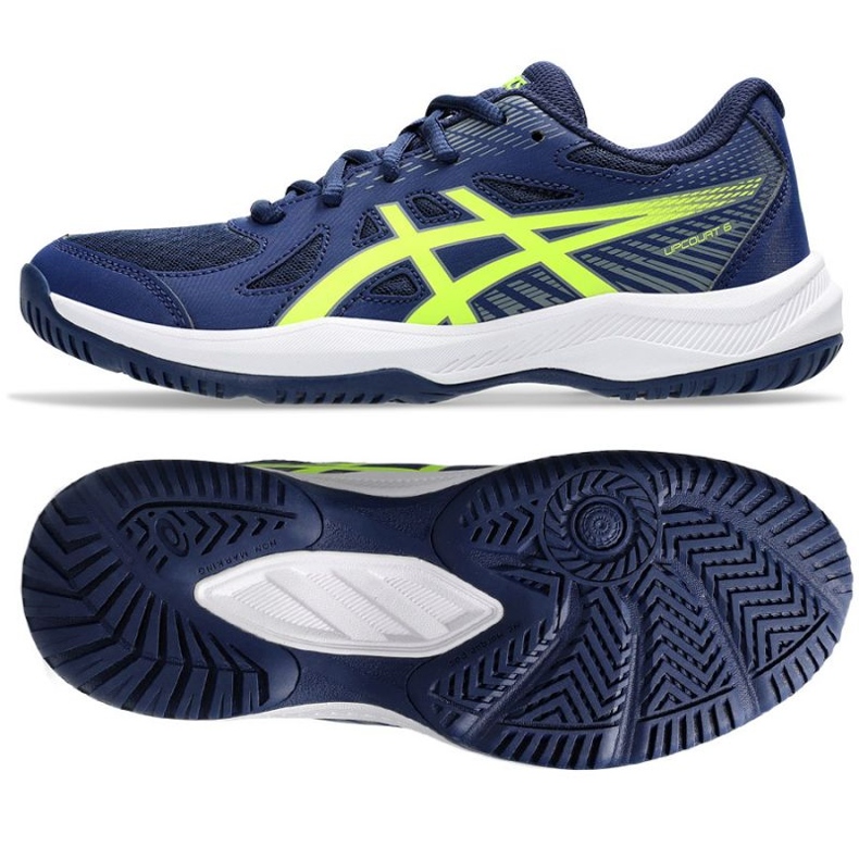 Scarpe da pallavolo Asics Upcourt 6 Gs 1074A045 400 blu 3