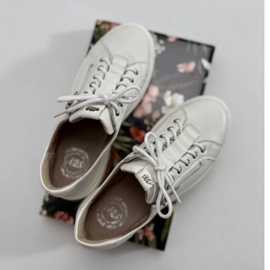 Olivier Scarpe da donna in pelle, sneakers bianche Style 1238 bianca 1