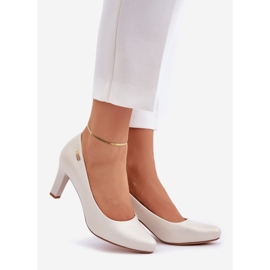 Pompe da donna Sergio Leone Pearl beige 1