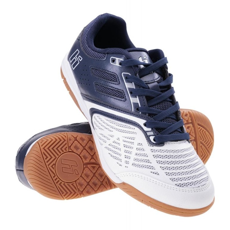 Huari Jordi Teen Halski Shoes White and Navy Blue bianco 1
