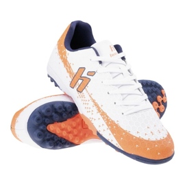 Huari Turfy Recoleti TF Scarpe da calcio bianco-arancio bianca 1