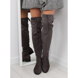 Stivali da moschettiere H182 grigi marrone grigio multicolore 2