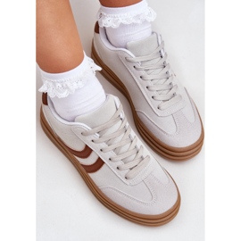 Sneaker eleganti sulla piattaforma grigia grigio 2