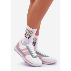 Sneaker sneaker scarpe sportive multikolor bianca 1