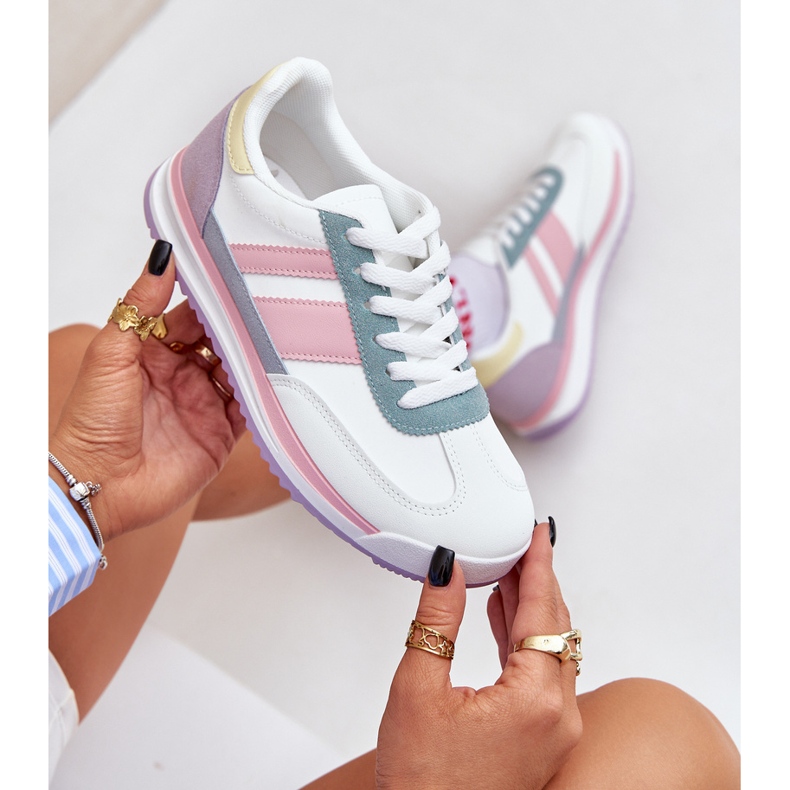 Sneaker sneaker scarpe sportive multikolor bianco 2