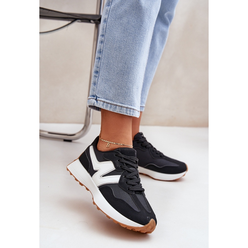 Scarpe Sportive da Donna Sneakers Nere nero 2