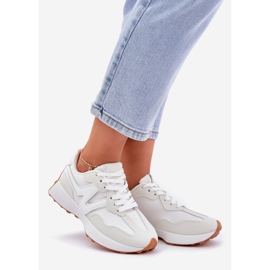 Scarpe sportive da ginnastica da donna, colore bianco bianca 1