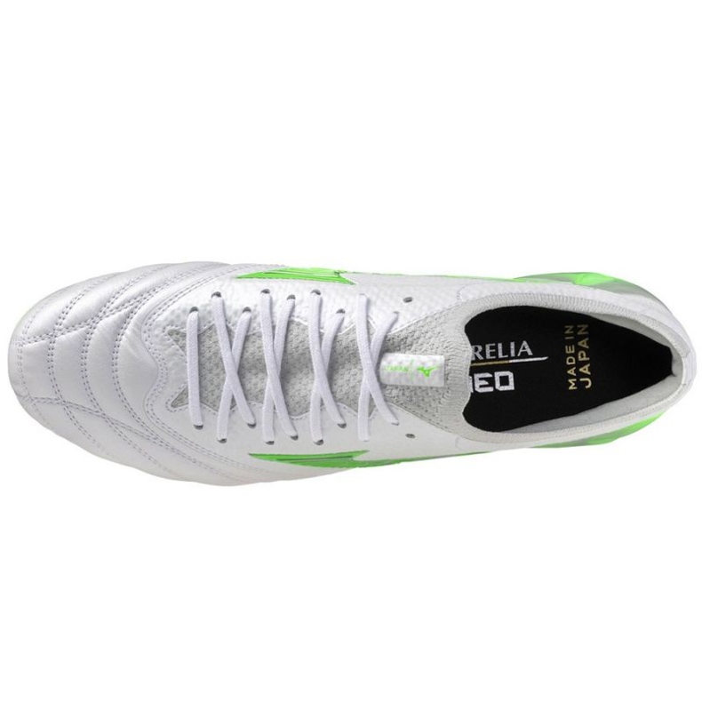 Mizuno Morelia Neo IV Giappone FG P1GA254037 bianco e verde 1