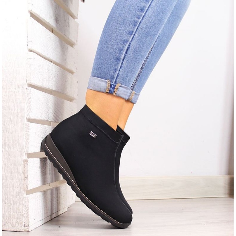 Stivali da donna Isolata Black Rieker in 98251-00 nero 2