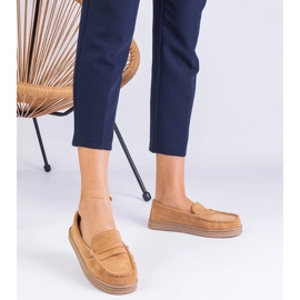 Mocassini da donna marrone da Ekozamsz 1