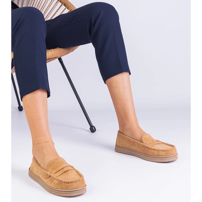 Mocassini da donna marrone da Ekozamsz 2