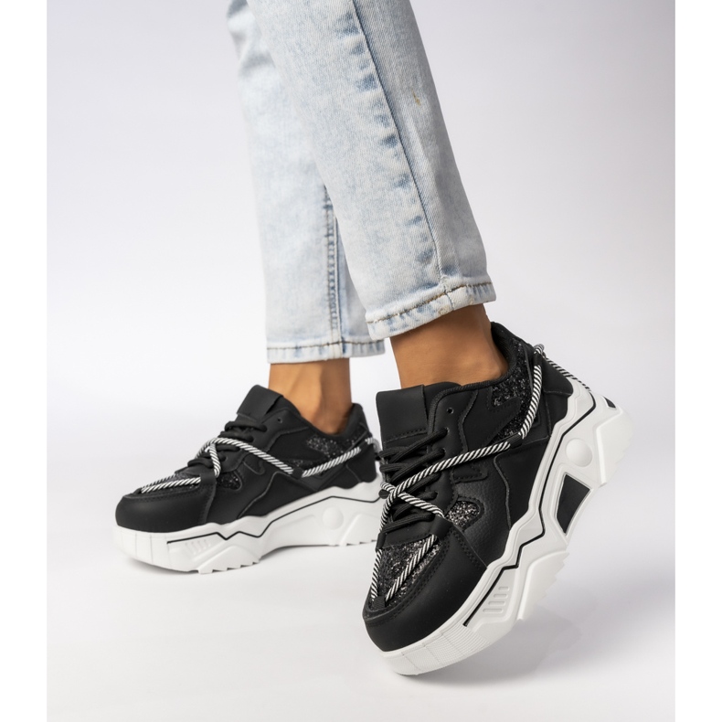 Sneaker sportive femminili - Black nero 1
