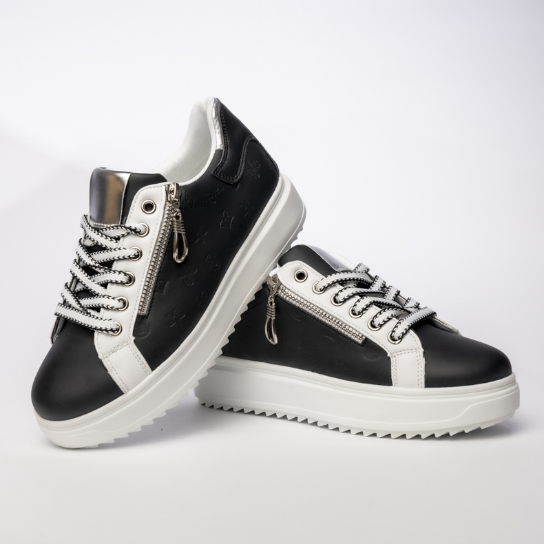 Sneaker sportive nere femminili nero 1