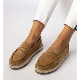 Mocassini per cammelli da donna Espadrilles beige 1