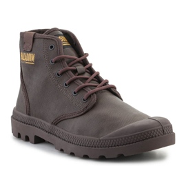 Scarpe Palladium Pampa Hi Coated U 74375-249-M Cacao scuro marrone 2