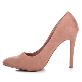 Vinceza Tacchi in pelle scamosciata rosa 1