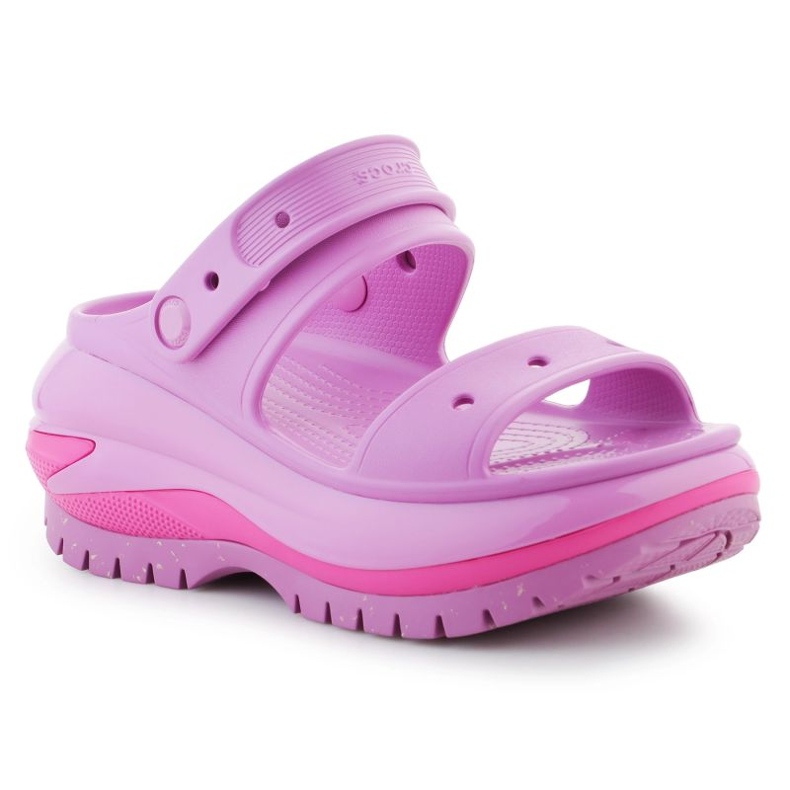 Infradito Crocs Mega Crush Sandalo 207989-6WQ viola 2