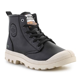 Scarpe U Palladium Pampa Hi Re-Vegan in pelle 74378-008-M Nere nero 2