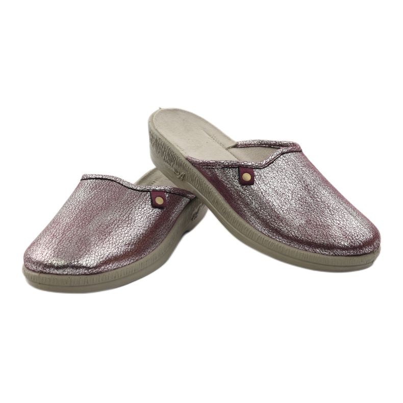 Befado scarpe da donna pantofole 219d468 multicolore argento 3