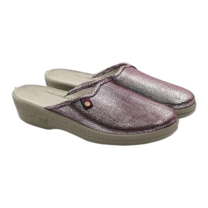 Befado scarpe da donna pantofole 219d468 multicolore d'argento 4