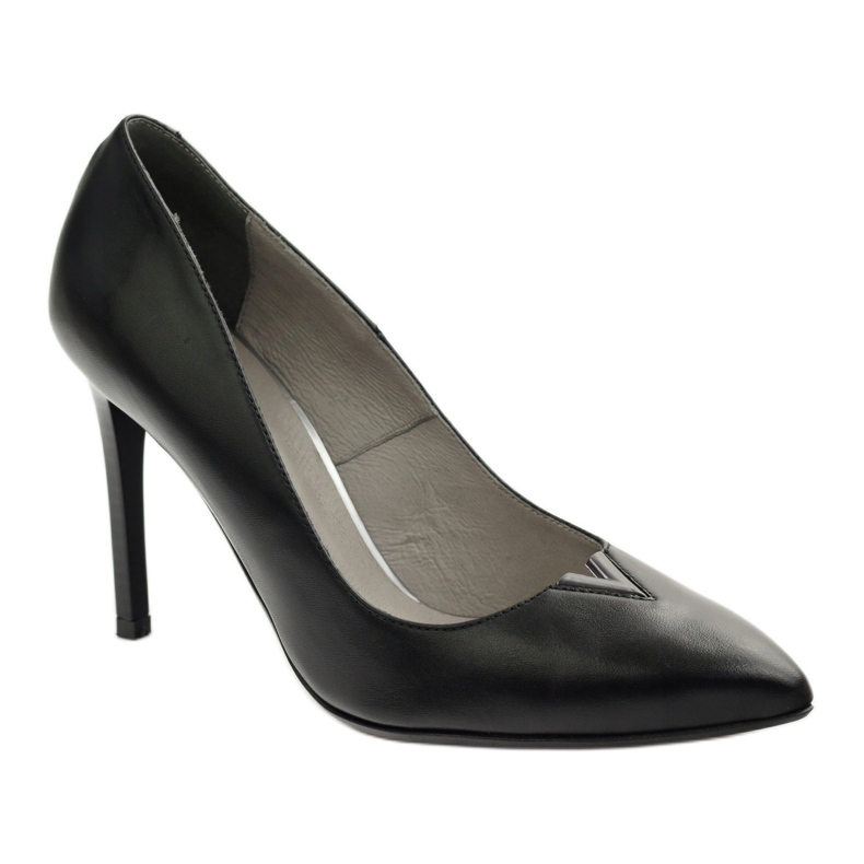 Edeo Décolleté da donna con tacco alto 3180 nero 1