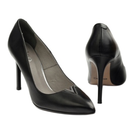 Edeo Décolleté da donna con tacco alto 3180 nero 2