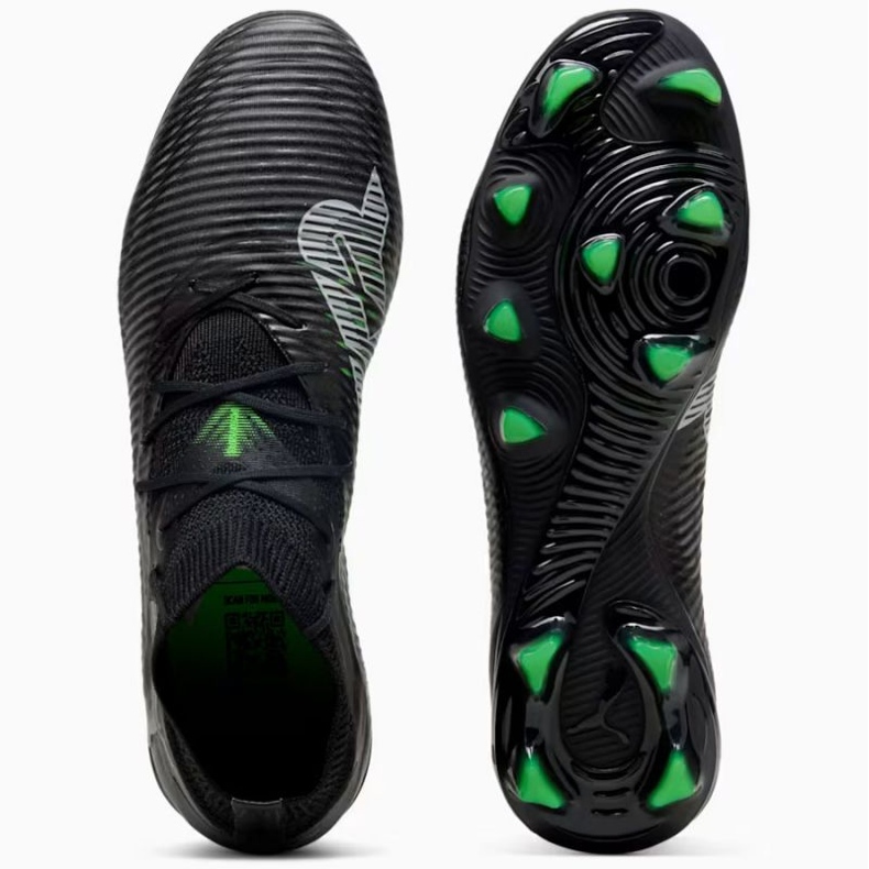 PUMA Future 8 Pro FG/AG 108139-02 Scarpe nere con calza nero 1