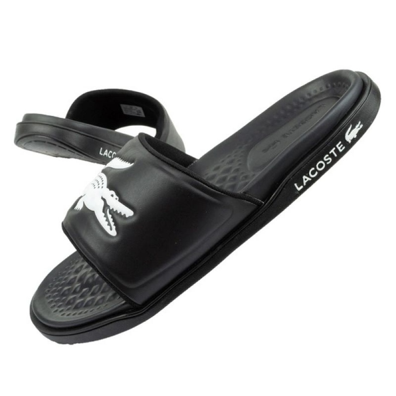 Pantofole Lacoste Croco Dualiste M 20312 nero 1
