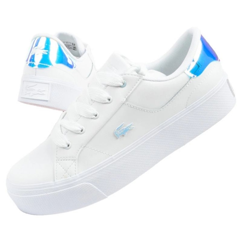 Scarpe Lacoste Ziane Platform 041Y9 bianco 1
