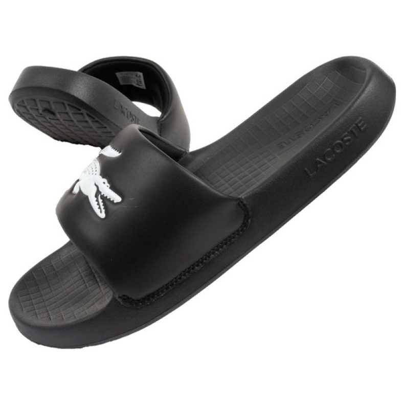 Infradito Lacoste Serve Slide 02312 nero 1
