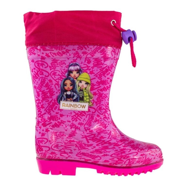 Coqui Stivali Wellington Perletti Rainbow High 98325 rosa 1