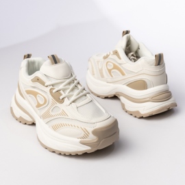 Sneaker sportivi bianchi da donna bianco 1