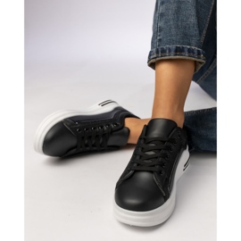 Sneaker sportive nere femminili nero 2