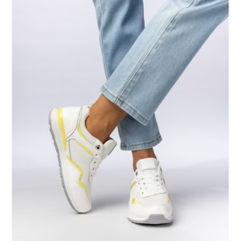 Sneaker sportive bianche da donna bianco 1