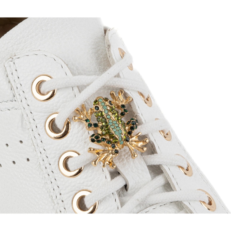 Olivier Sneakers in pelle da donna 1279 bianchi bianco 2
