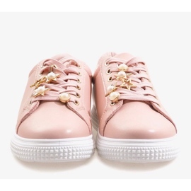 Sandali marroni con velcro su suola piatta marrone 1