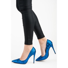 Vices Spille con stampa serpente blu 1