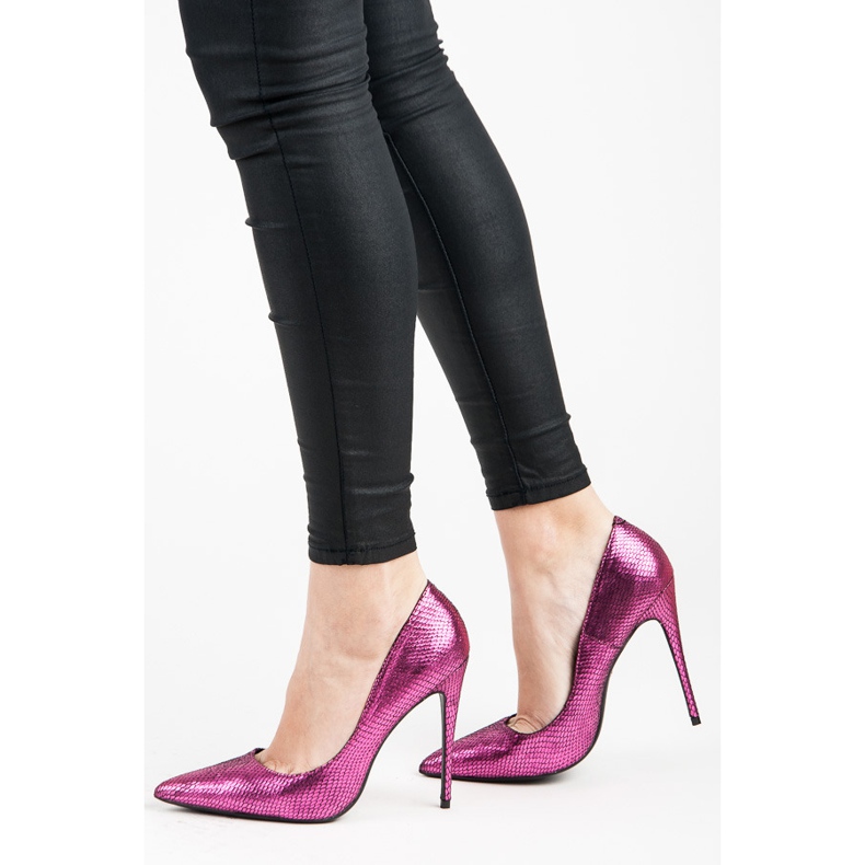 Vices Spille con stampa serpente viola 1